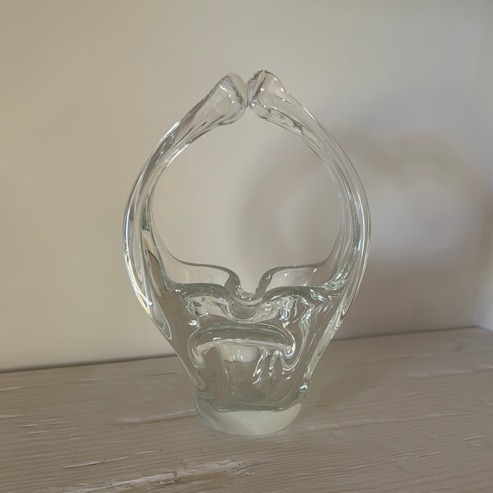 Vintage Glass Vase Purse Coperni Inspired Decor